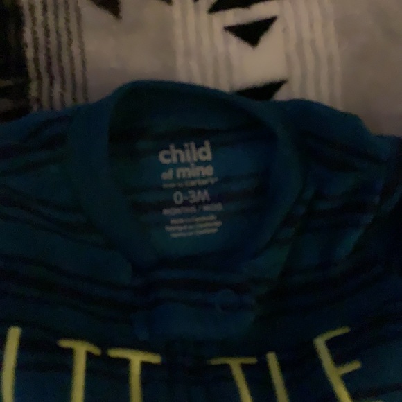 Carter’s baby boy set of 2 footed pjs - Picture 4 of 5